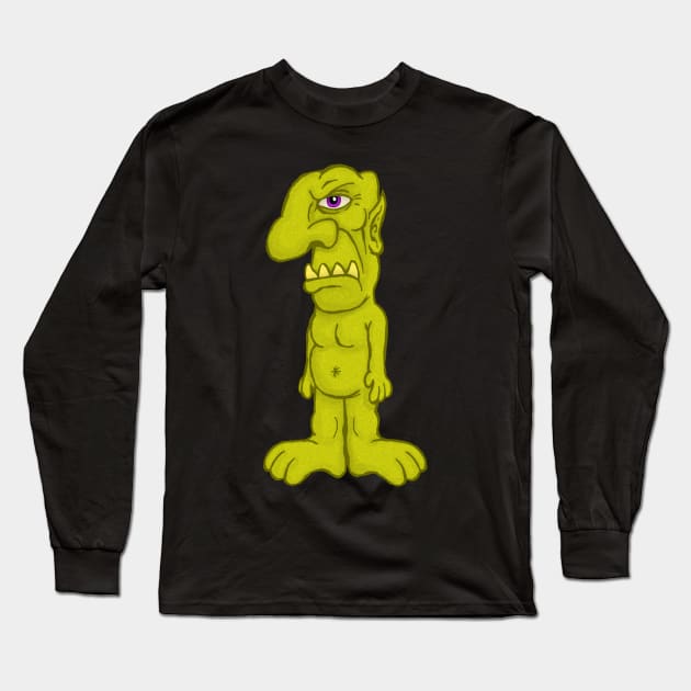 Number One Troll Long Sleeve T-Shirt by MalcolmKirk